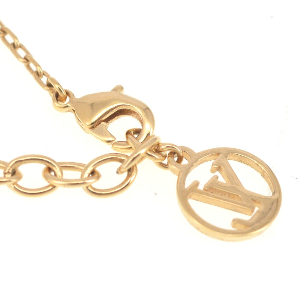 LOUIS VUITTON Necklace Corie Heart Falling in Love M00465 Gold Plated Ladies
 jewelry S#141215