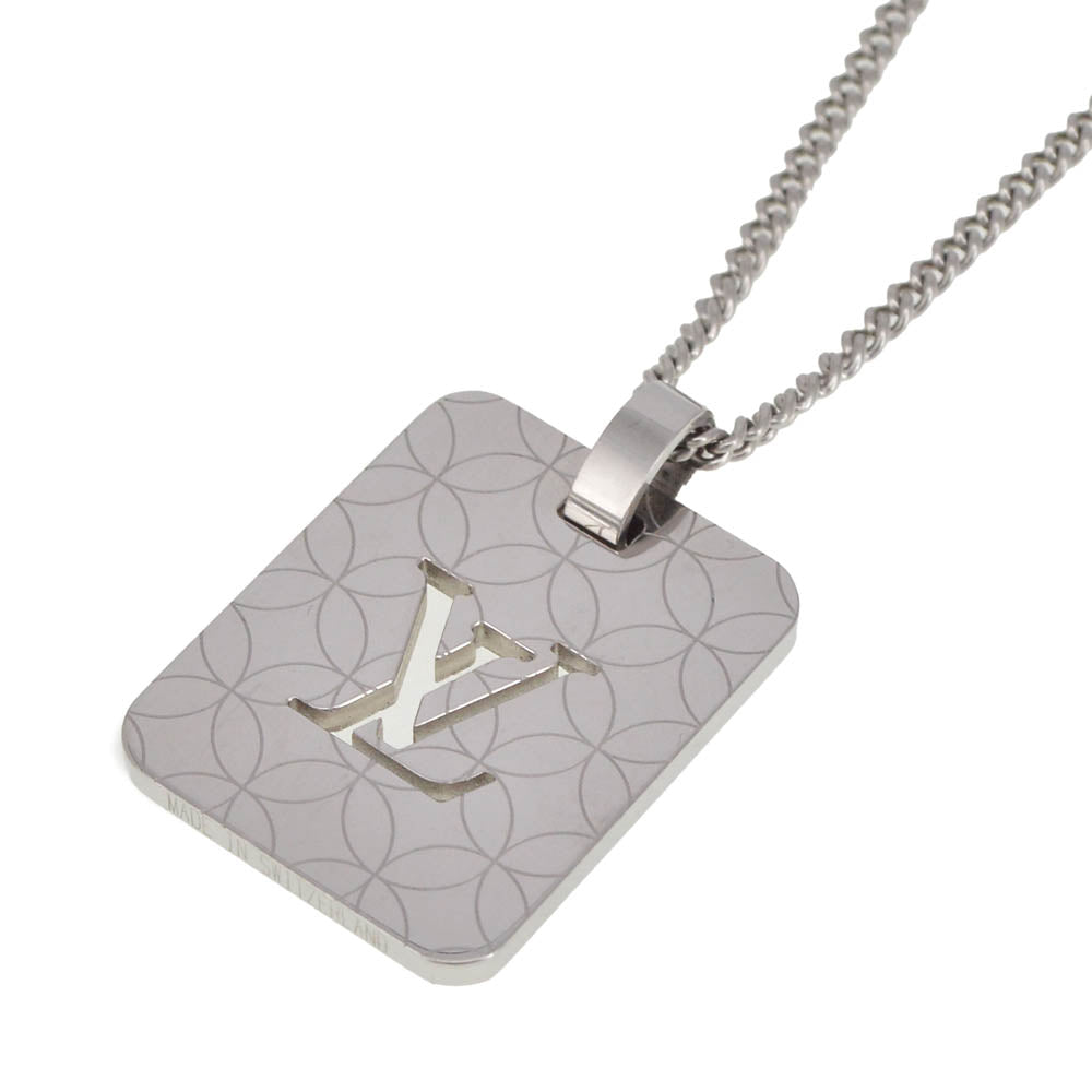 LOUIS VUITTON Pendant Necklace Champs Elysees M65452 steel Ladies
 jewelry S#141216