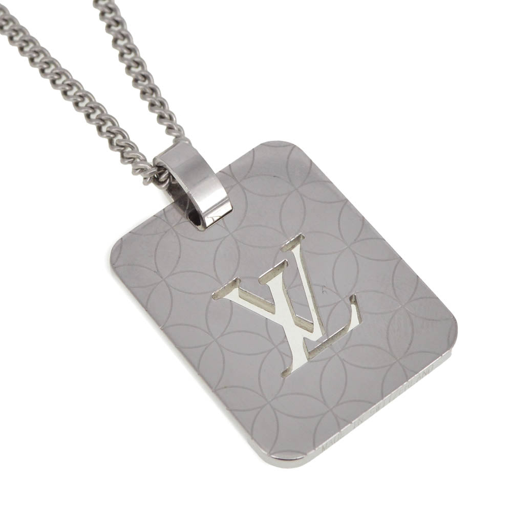 LOUIS VUITTON Pendant Necklace Champs Elysees M65452 steel Ladies
 jewelry S#141216