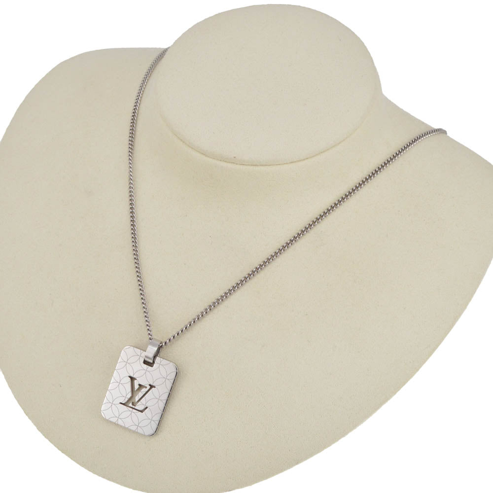 LOUIS VUITTON Pendant Necklace Champs Elysees M65452 steel Ladies
 jewelry S#141216