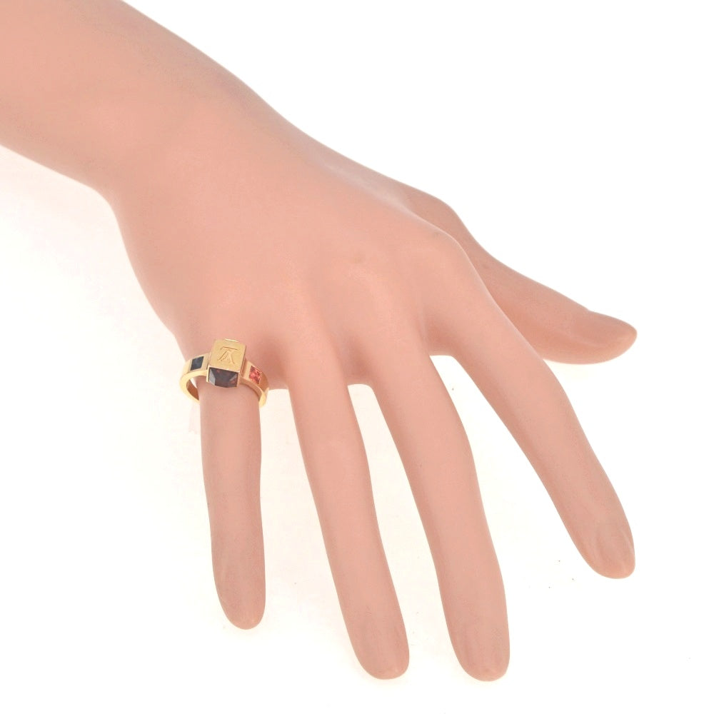 LOUIS VUITTON Berg Gamble Ring M75425 Size 50/JP10 Gold Plated Ladies
 jewelry S#141218
