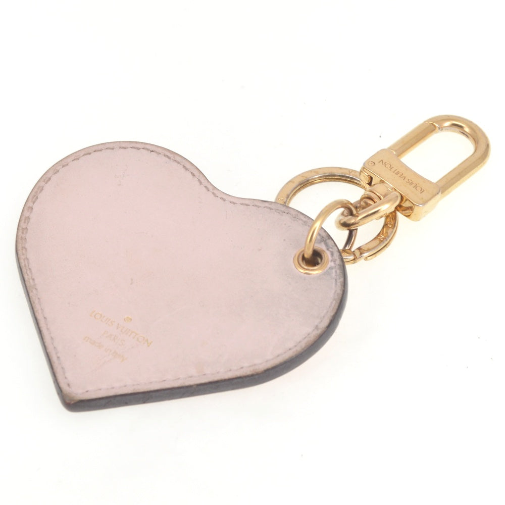LOUIS VUITTON Heart Keyring Monogram Vernis M65795key ring Ladies
 Accessories T#141221