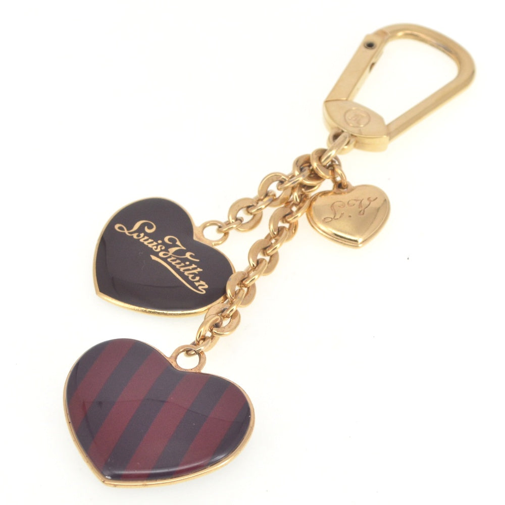 LOUIS VUITTON Portocle Coeur Rayeur M66475key ring Ladies
 Accessories T#141222