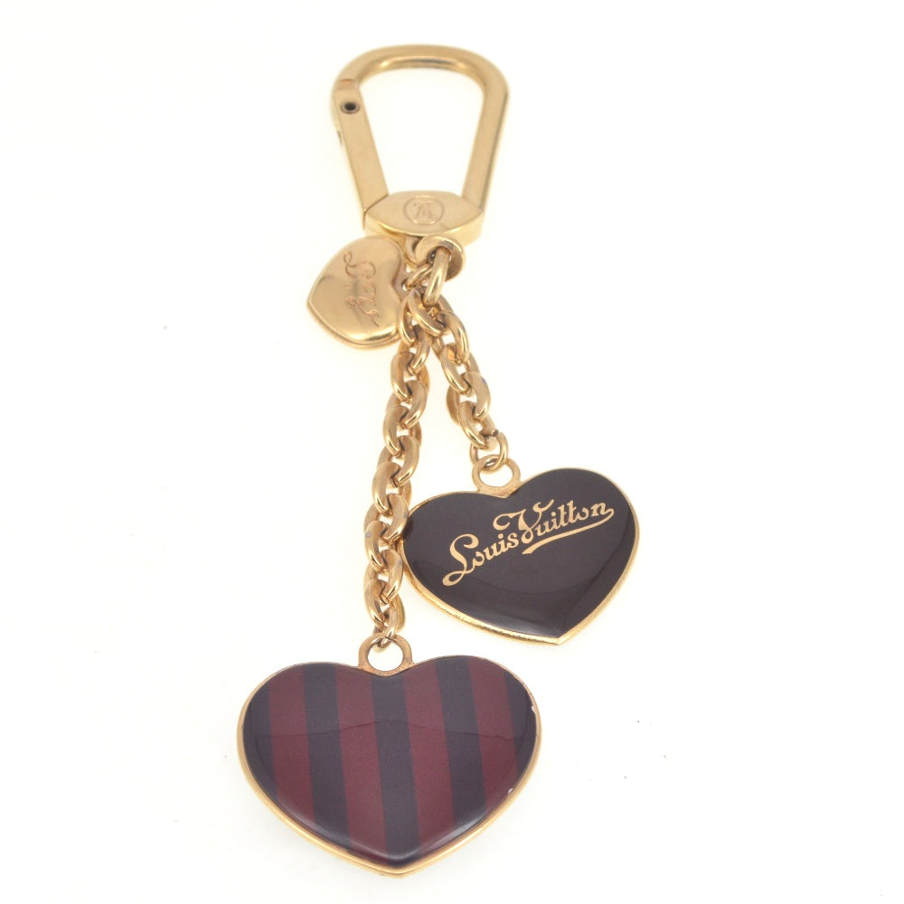 LOUIS VUITTON Portocle Coeur Rayeur M66475key ring Ladies
 Accessories T#141222