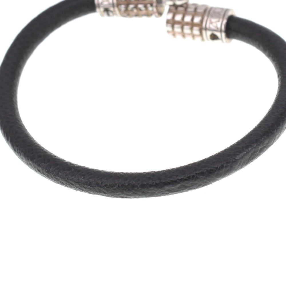 LOUIS VUITTON Bracelet Taiga M6629E brass digit Men's
 jewelry S#141223