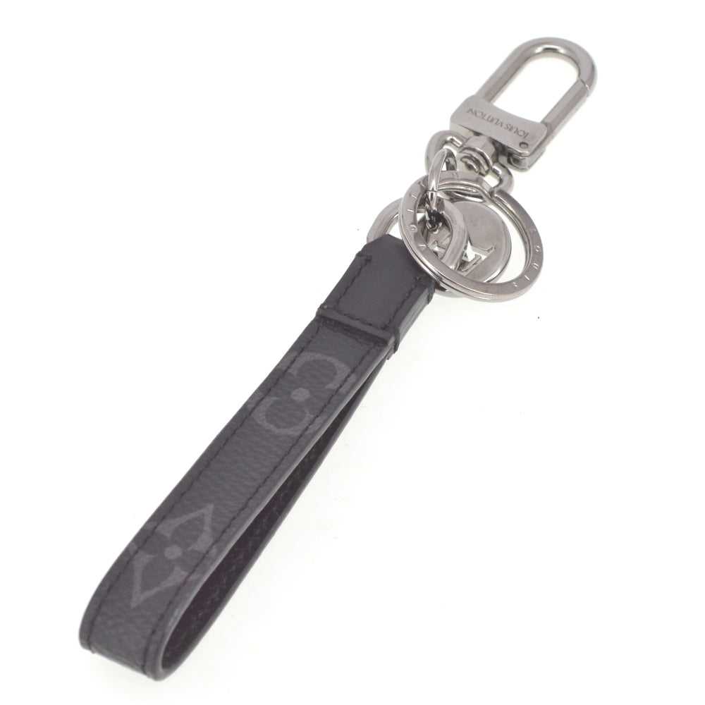 LOUIS VUITTON Monogram Eclipse Portocle Dragonne M61950key ring Men's
 Accessories T#141224