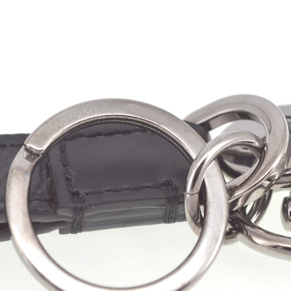 LOUIS VUITTON Monogram Eclipse Portocle Dragonne M61950key ring Men's
 Accessories T#141224