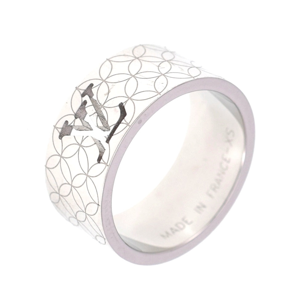LOUIS VUITTON Champs- リ lysées M00514 Ring Size 55/JP15 Metal Silver Men's
 jewelry S#141229