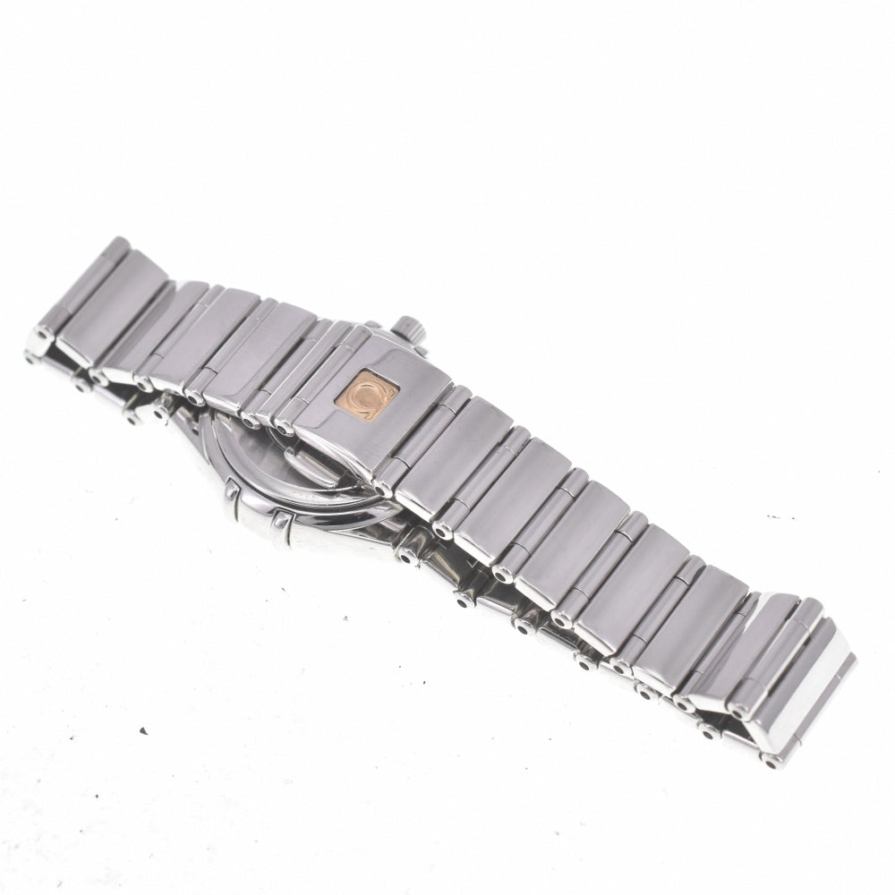 OMEGA Constellation Mini My Choice 1566.76 12P diamond White shell Dial Quartz Ladies
 Watch A#141244