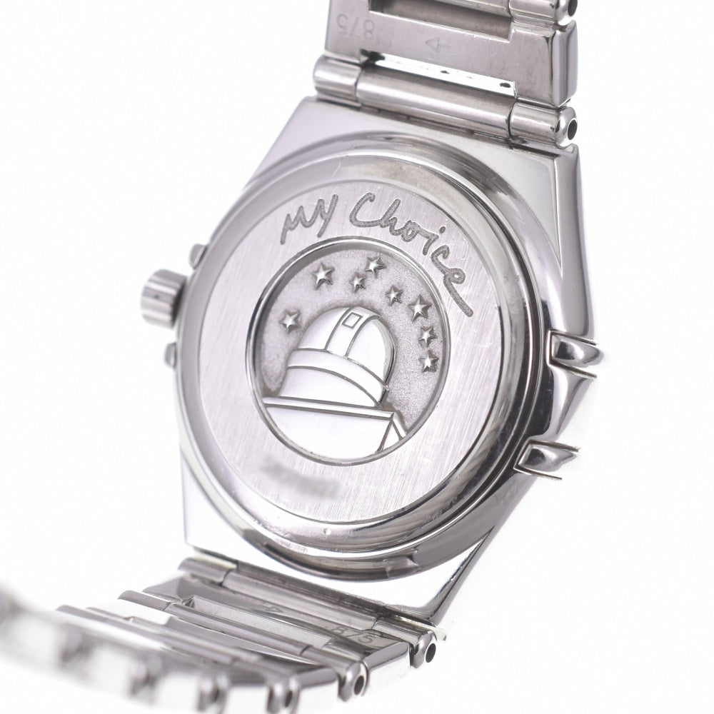 OMEGA Constellation Mini My Choice 1566.76 12P diamond White shell Dial Quartz Ladies
 Watch A#141244