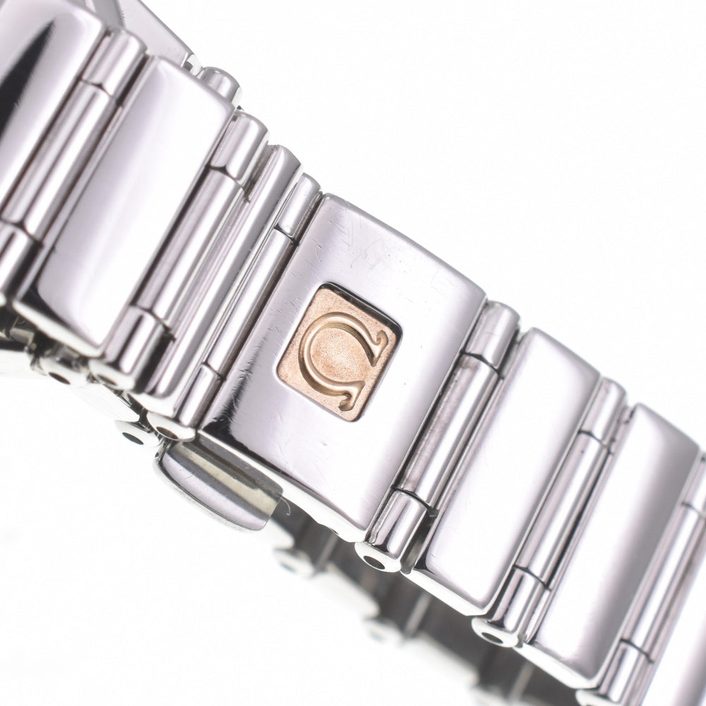 OMEGA Constellation Mini My Choice 1566.76 12P diamond White shell Dial Quartz Ladies
 Watch A#141244