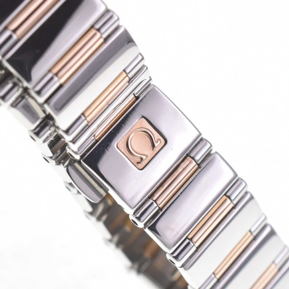 with paper OMEGA Constellation My Choice 1368.74 Diamond Bezel Blue shell Dial Quartz Ladies
 Watch Q#141246