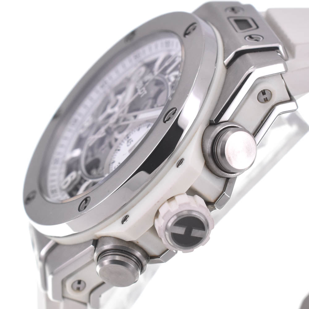 HUBLOT Big Bang Unico Titanium White 441.NE.2011.RW Chronograph Date White / skeleton Dial Automatic Men's
 Watch Q#141265