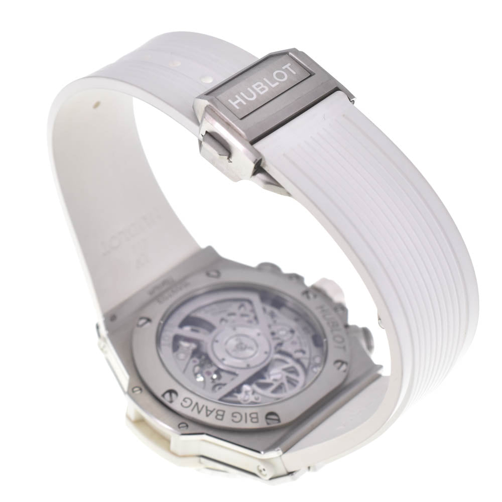 HUBLOT Big Bang Unico Titanium White 441.NE.2011.RW Chronograph Date White / skeleton Dial Automatic Men's
 Watch Q#141265