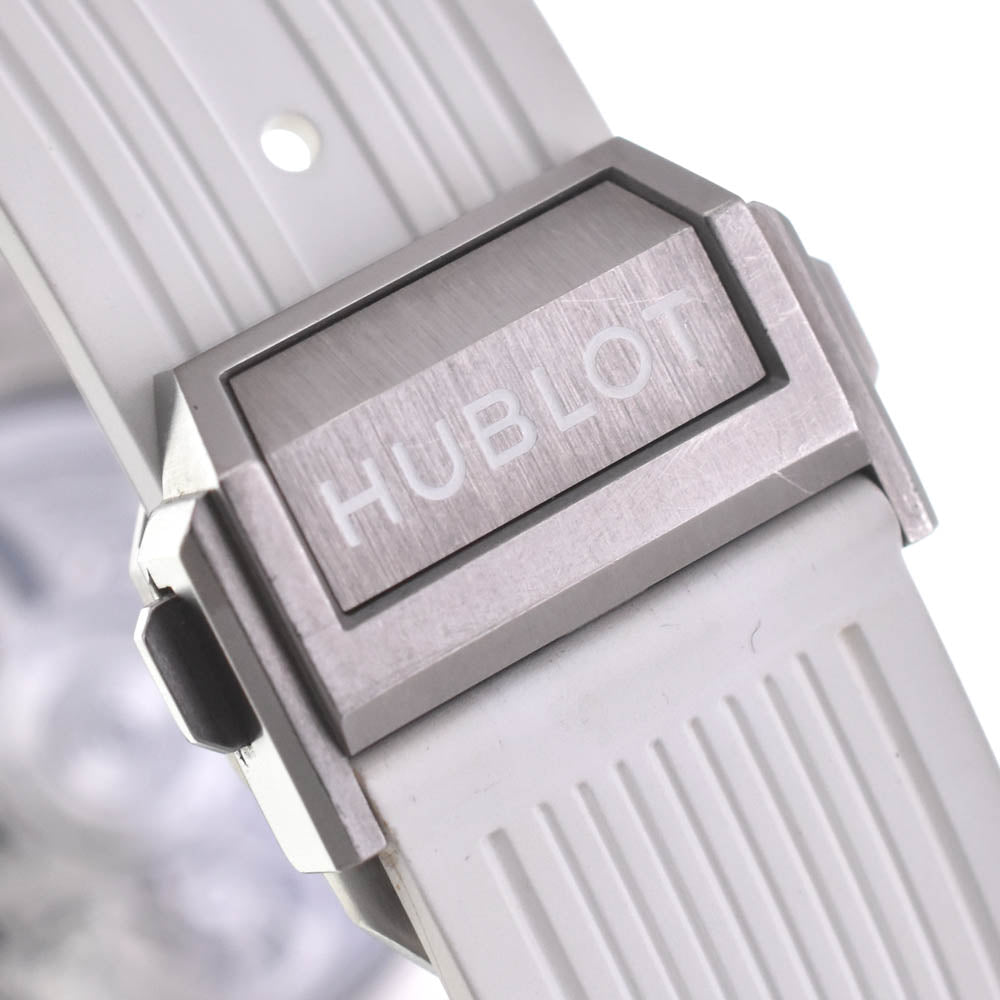 HUBLOT Big Bang Unico Titanium White 441.NE.2011.RW Chronograph Date White / skeleton Dial Automatic Men's
 Watch Q#141265