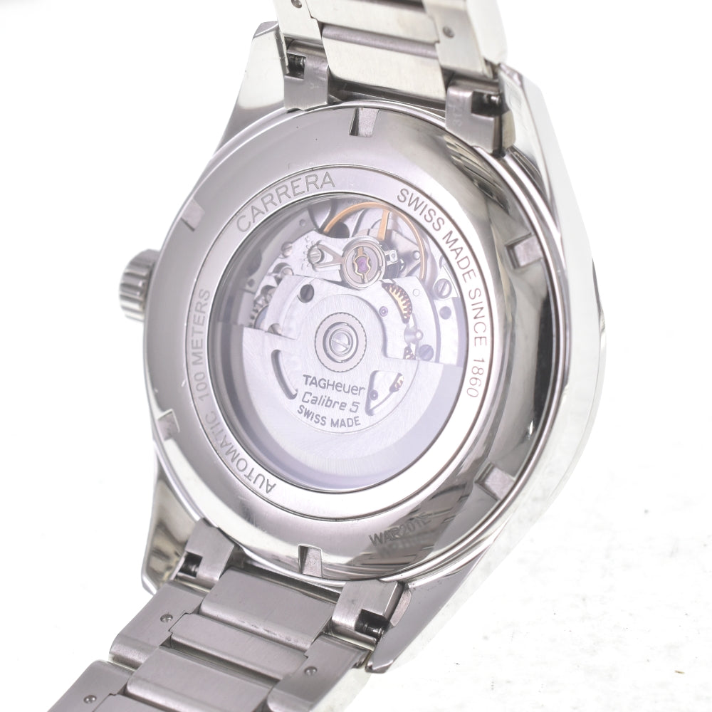 TAG HEUER Carrera Caliber 5 WAR201E Day date blue Dial Automatic Men's
 Watch R#141274