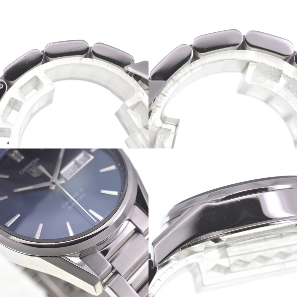 TAG HEUER Carrera Caliber 5 WAR201E Day date blue Dial Automatic Men's
 Watch R#141274