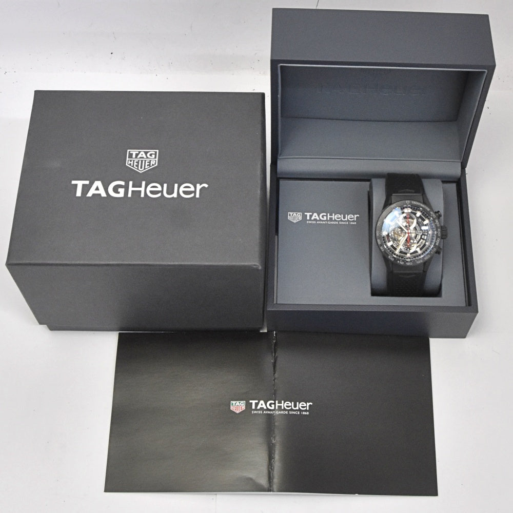 TAG HEUER Carrera CAR2090.FT6088 Caliber Heuer 01 skeleton Dial Automatic Men's
 Watch A#141278