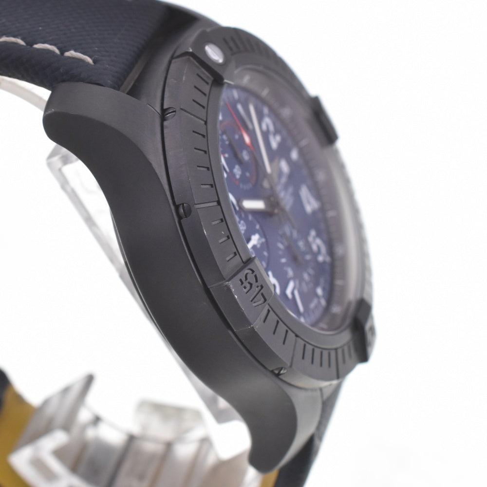 with paper BREITLING Super Avenger 48 Night Mission V13375 Chronograph Date blue Dial Automatic Men's
 Watch R#141319