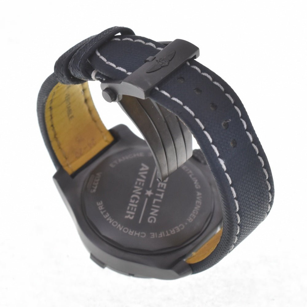 with paper BREITLING Super Avenger 48 Night Mission V13375 Chronograph Date blue Dial Automatic Men's
 Watch R#141319