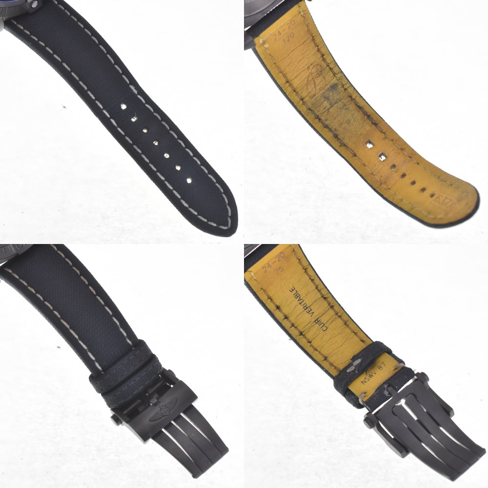 with paper BREITLING Super Avenger 48 Night Mission V13375 Chronograph Date blue Dial Automatic Men's
 Watch R#141319