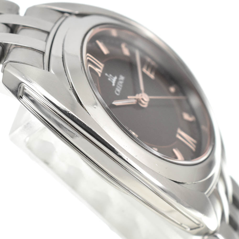 SEIKO CREDOR 4J81-0AN0/GSAS053 Brown Dial Quartz Ladies
 Watch R#141323