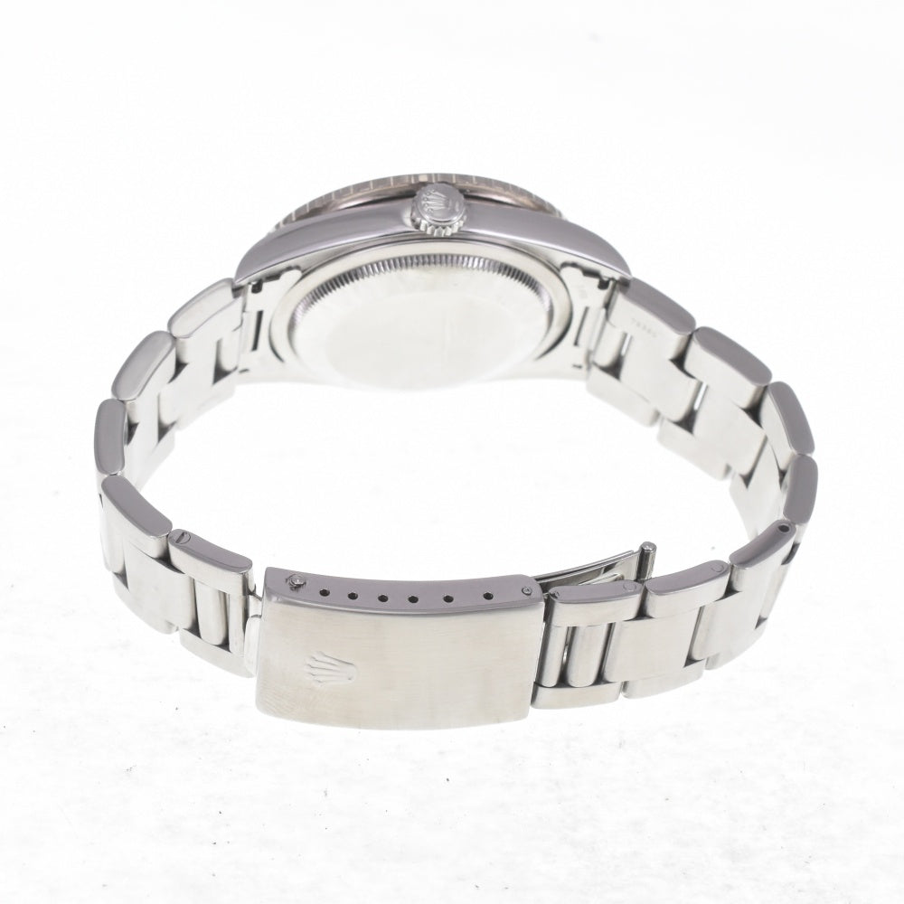 with paper ROLEX DATEJUST THUNDERBIRD 16264 vintage WG Bezel black Dial Automatic Men's
 Watch A#141328