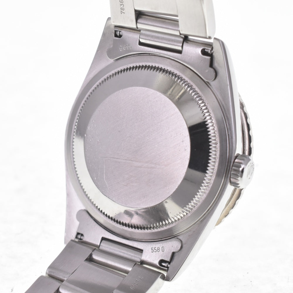 with paper ROLEX DATEJUST THUNDERBIRD 16264 vintage WG Bezel black Dial Automatic Men's
 Watch A#141328