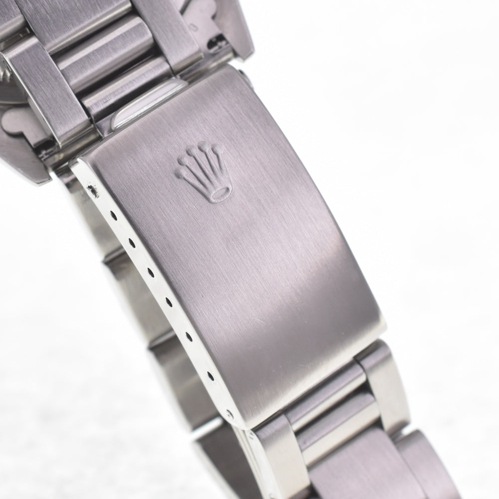 with paper ROLEX DATEJUST THUNDERBIRD 16264 vintage WG Bezel black Dial Automatic Men's
 Watch A#141328