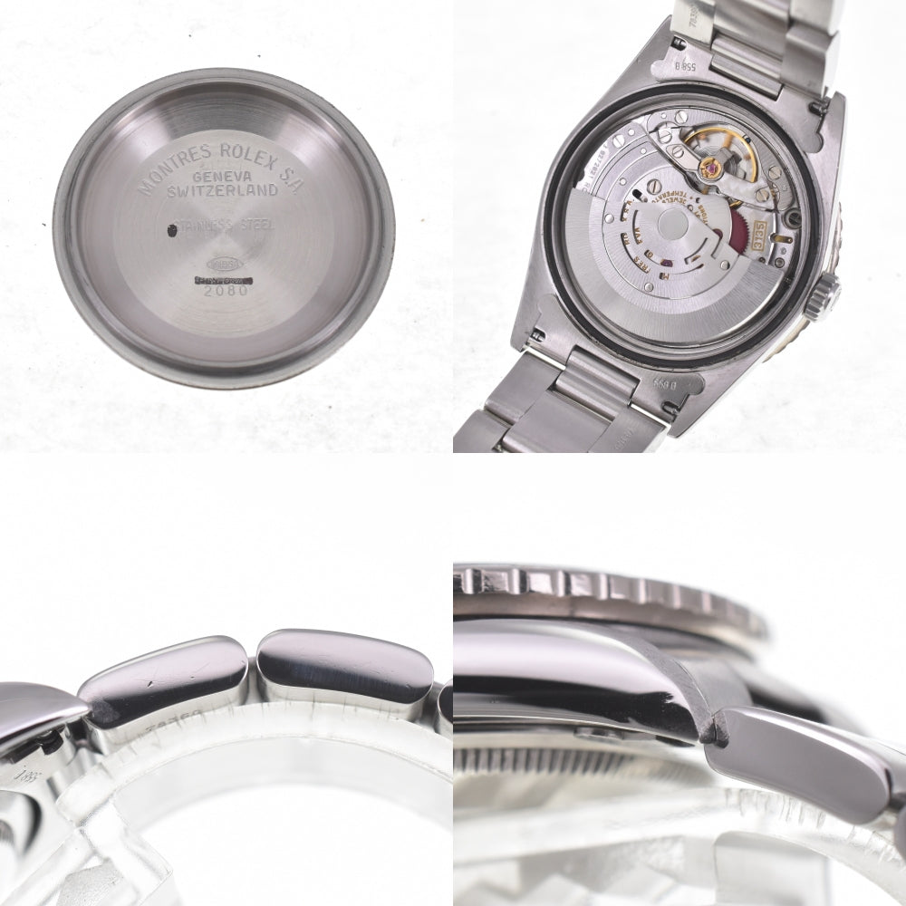 with paper ROLEX DATEJUST THUNDERBIRD 16264 vintage WG Bezel black Dial Automatic Men's
 Watch A#141328