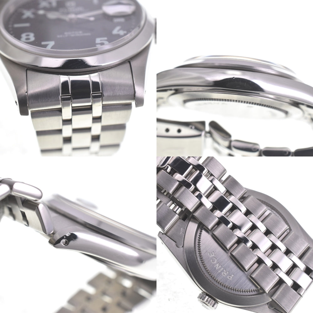 with paper TUDOR Prince Day Date 76200 black Dial Automatic Men's
 Watch Q#141336