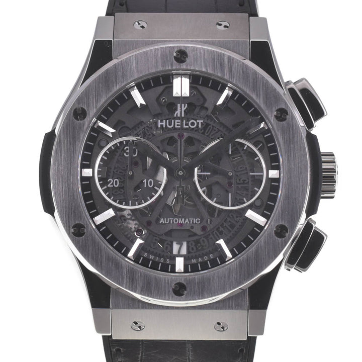 HUBLOT Classic fusion aero 525.NX.0170.LR Chronograph Date Black skeleton Dial Automatic Men's
 Watch Q#141340