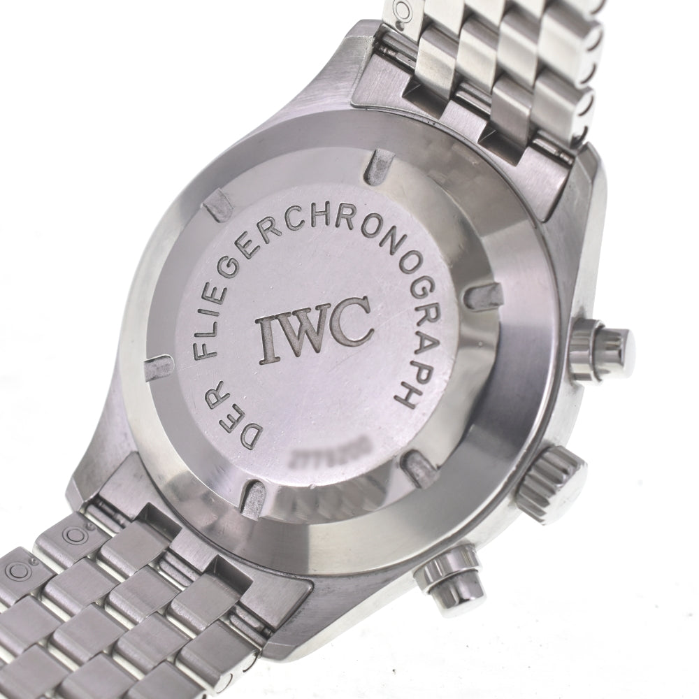 IWC SCHAFFHAUSEN Mechanical freeger IW370607 Chronograph day date black Dial Automatic Men's
 Watch R#141348