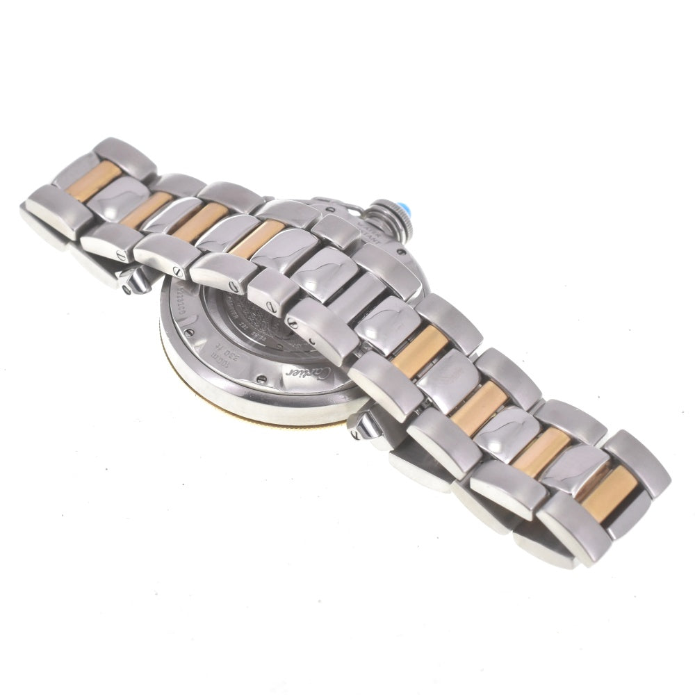 with paper CARTIER Pasha W31035T6 Stainless Steel/YG Silver Dial Automatic Men's
 Watch B#141349