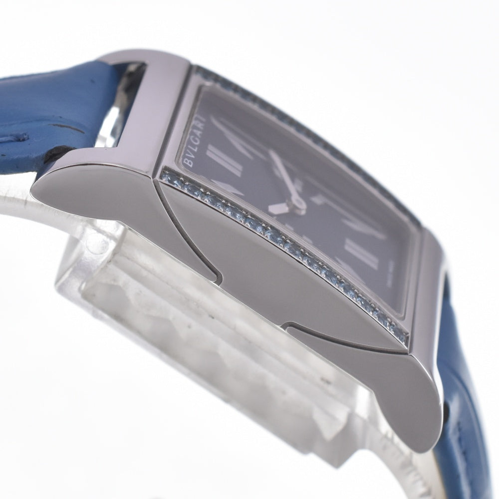 BVLGARI Rettangoro RT39S Blue diamond blue Dial Quartz Ladies
 Watch R#141372