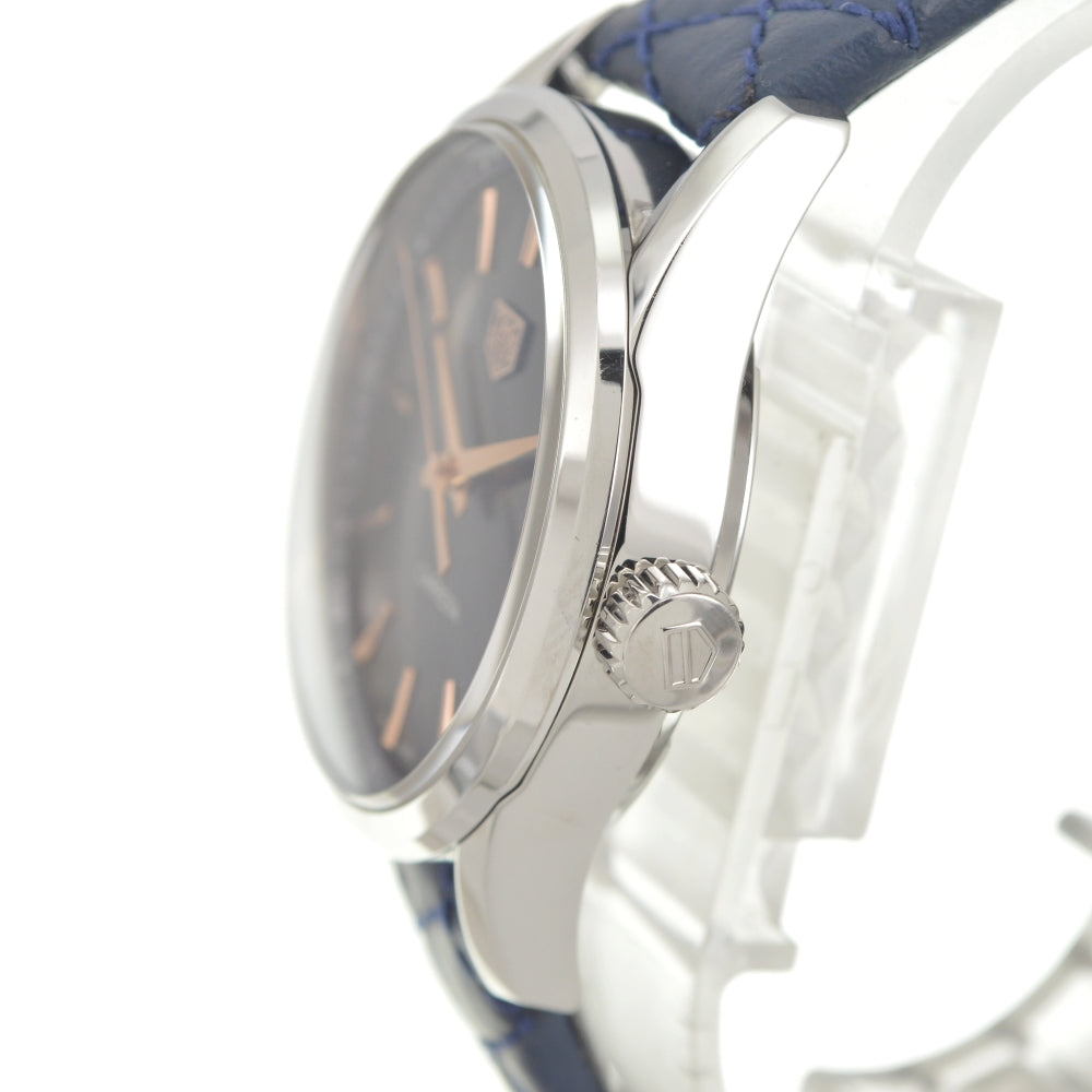 TAG HEUER Carrera WBK1312 Date blue Dial Quartz Ladies
 Watch R#141373