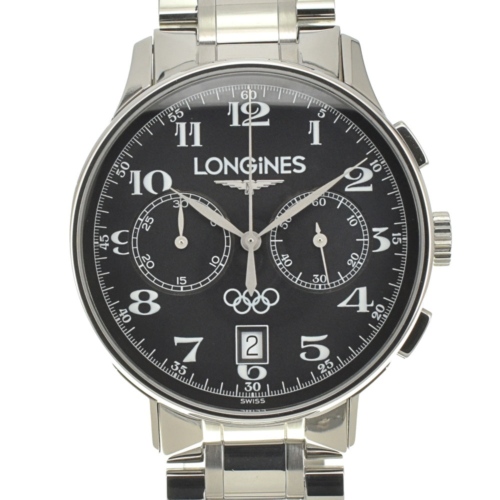 LONGINES Olympic collection L2.650.4 Chronograph Date black Dial Automatic Men's
 Watch E#141376
