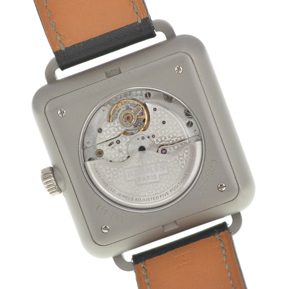 HERMES TI1.741 Small second limited to 173 pieces gray Dial Automatic Men's
 Watch Q#141386