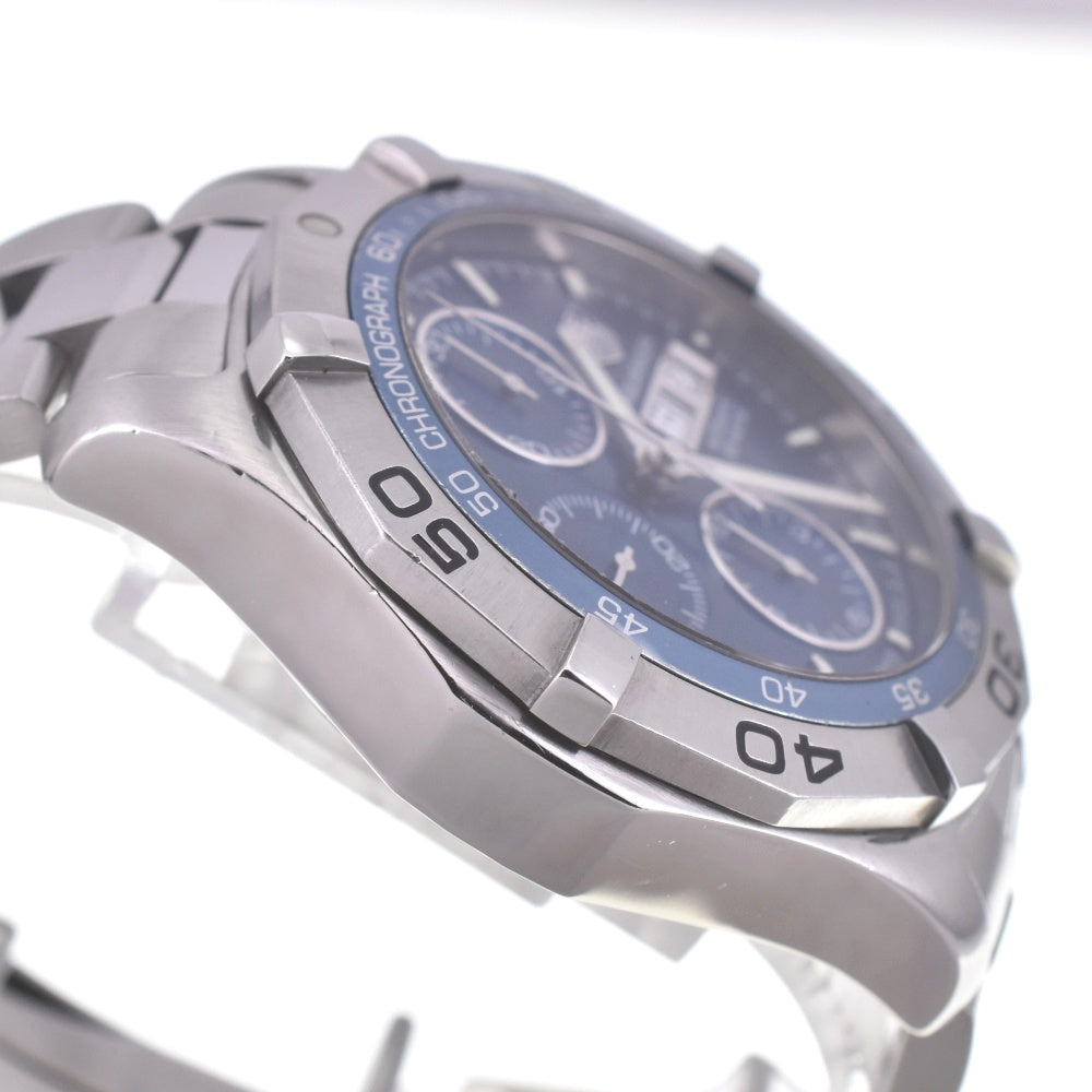 TAG HEUER Aqua racer CAF2012 Chronograph day date blue Dial Automatic Men's
 Watch R#141412