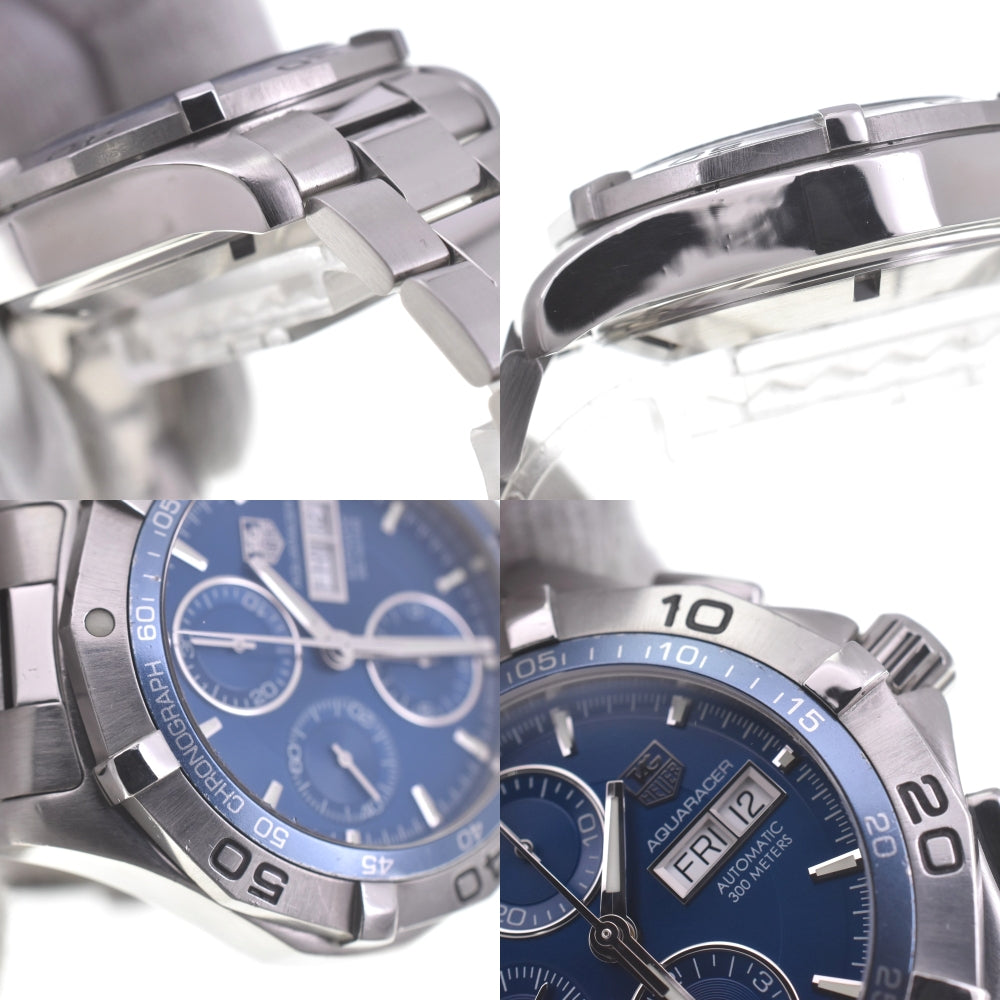 TAG HEUER Aqua racer CAF2012 Chronograph day date blue Dial Automatic Men's
 Watch R#141412