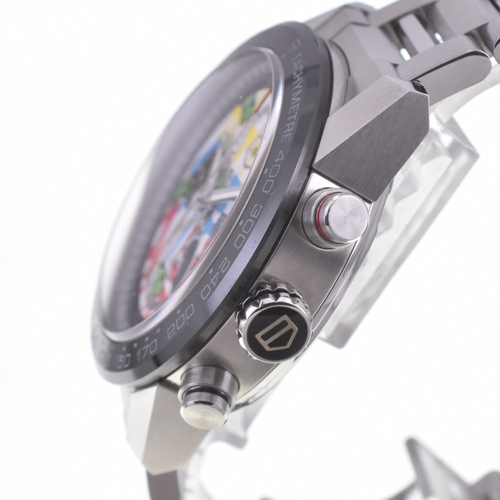 with paper TAG HEUER Carrera Heuer 01 CAR201AA.BA0714 Alec Monopoly Special multicolor Dial Automatic Men's
 Watch R#141418