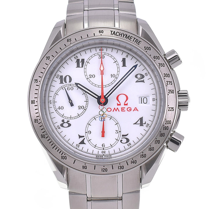 OMEGA Speedmaster Olympic Collection 323.10.40.40.04.001 Chronograph white Dial Automatic Men's
 Watch R#141419