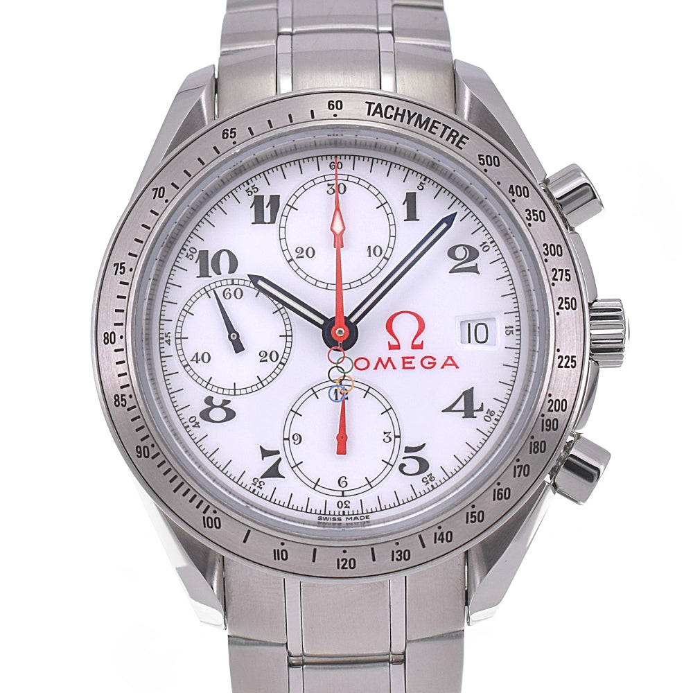 OMEGA Speedmaster Olympic Collection 323.10.40.40.04.001 Chronograph white Dial Automatic Men's
 Watch R#141419