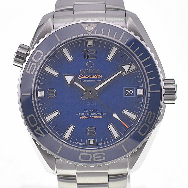 OMEGA Seamaster Planet Ocean Co-Axial 215.30.44.21.03.001 blue Dial Automatic Men's
 Watch Q#141420