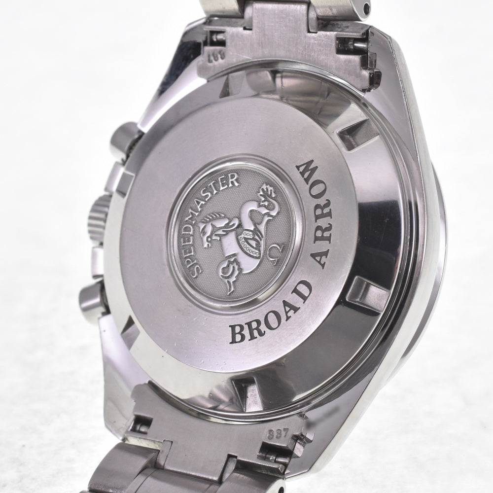 with paper OMEGA Speedmaster Broad Arrow 3551.50 Chronograph black Dial Automatic Men's
 Watch D#141425