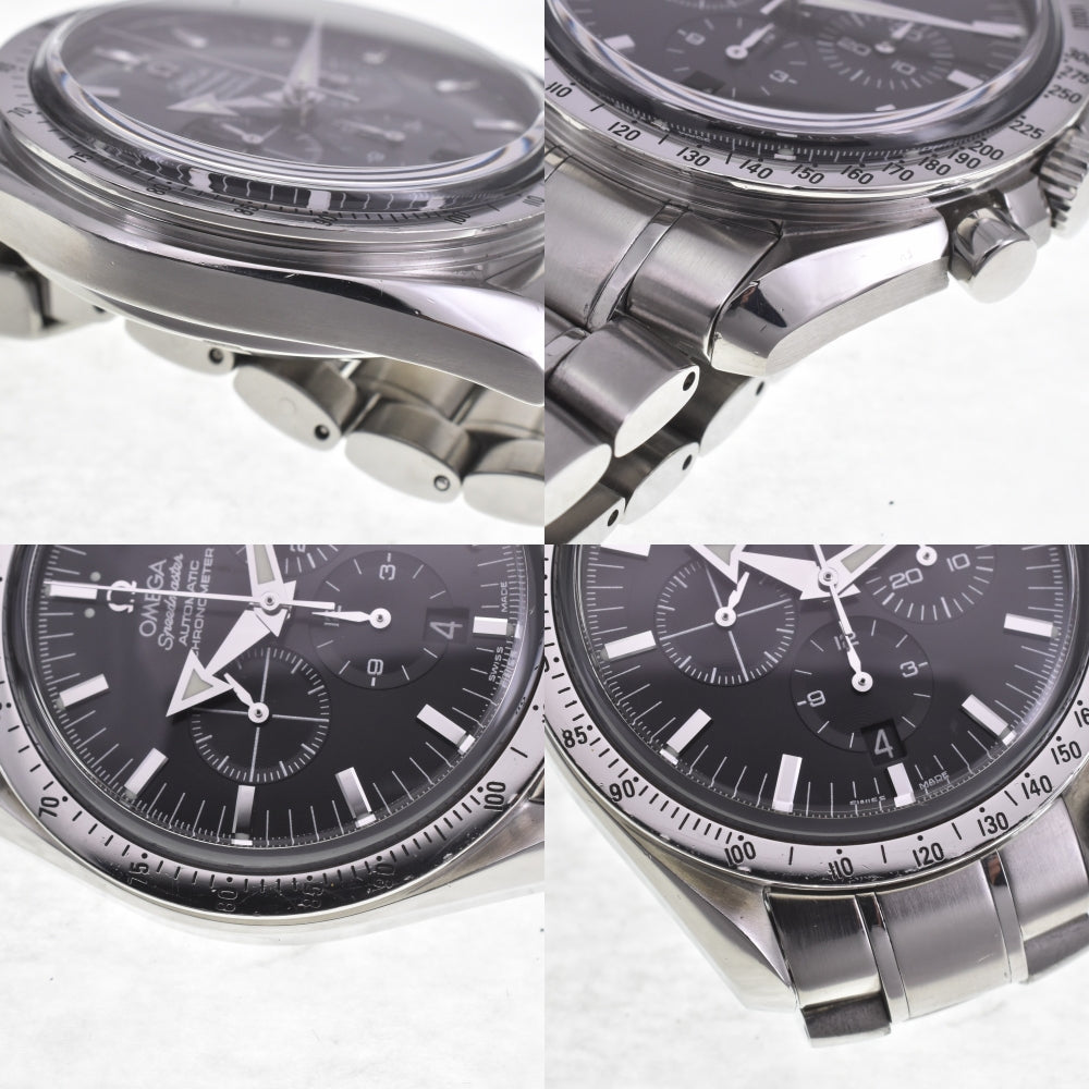 with paper OMEGA Speedmaster Broad Arrow 3551.50 Chronograph black Dial Automatic Men's
 Watch D#141425
