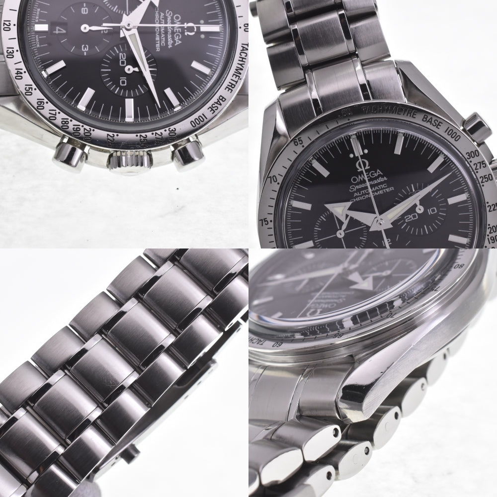 with paper OMEGA Speedmaster Broad Arrow 3551.50 Chronograph black Dial Automatic Men's
 Watch D#141425