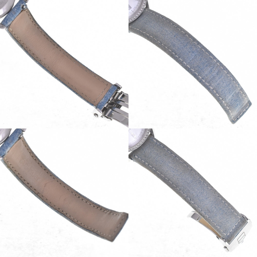 with paper TAG HEUER Carrera CV2116 diamond bezel chronograph date White shell Dial Automatic Men's
 Watch Q#141431