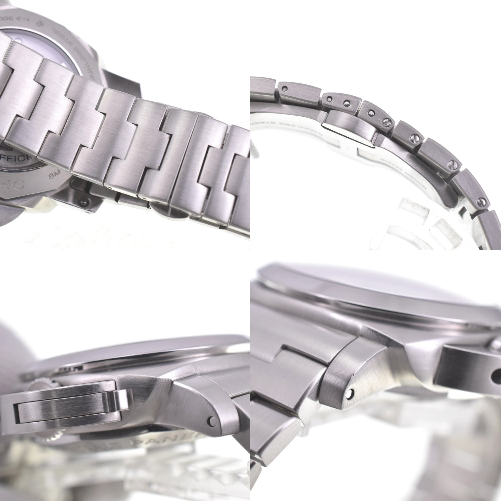 with paper PANERAI Luminor 1950 3 Days GMT PAM00347 black Dial Automatic Men's
 Watch R#141436