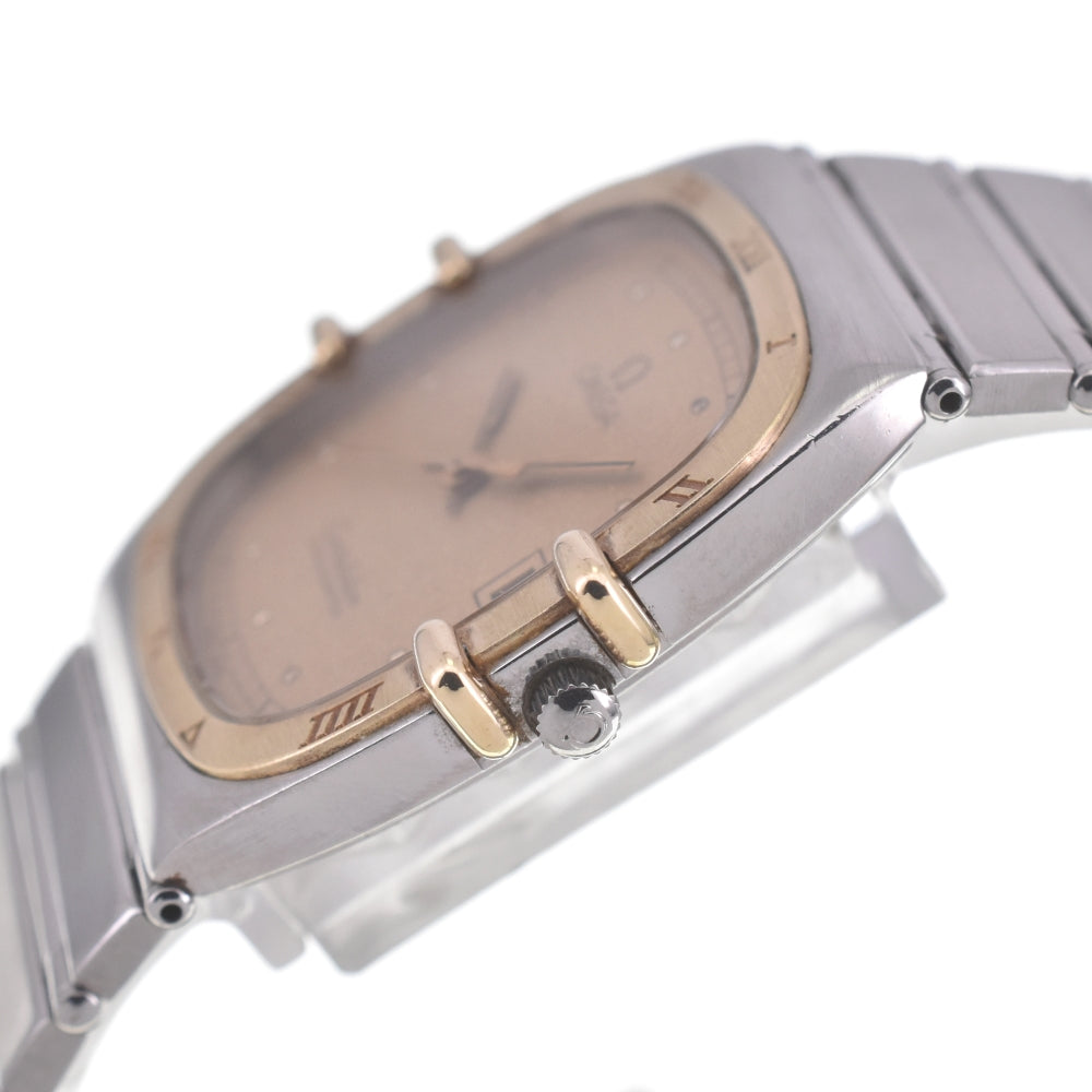 OMEGA Constellation vintage YG Bezel gold Dial Quartz Men's
 Watch A#141441